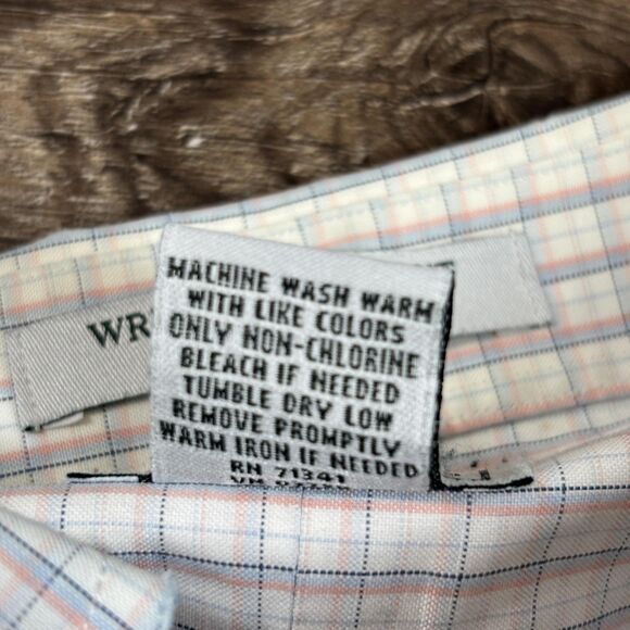 L.L.Bean Pinpoint Shirt Men's 17-33 White Wrinkle Resistant Traditional Fit - Picture 8 of 8